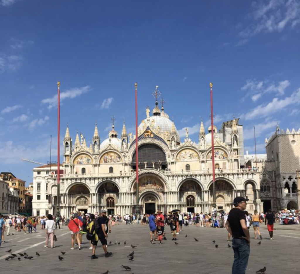St Mark's Basilica in Venice , Italy