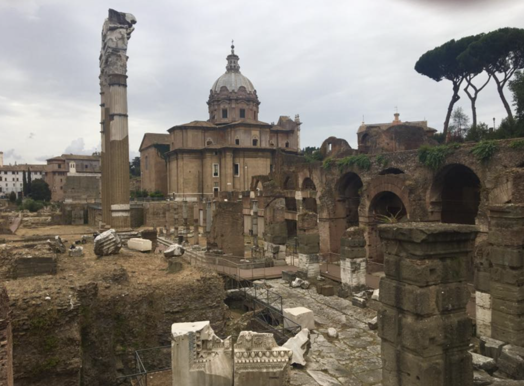 Ruins in Rome, Italy