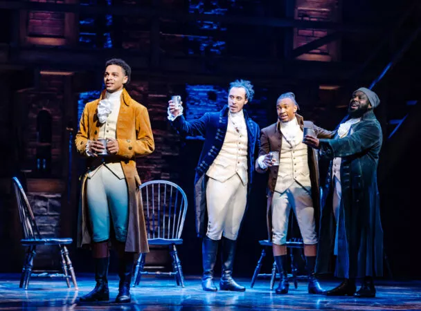 Hamilton, Lafayette, Laurens, and Mulligan, Credit: Danny Kaan